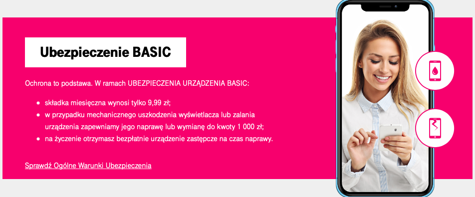 ubezpieczenie basic na smarfona w t-mobile